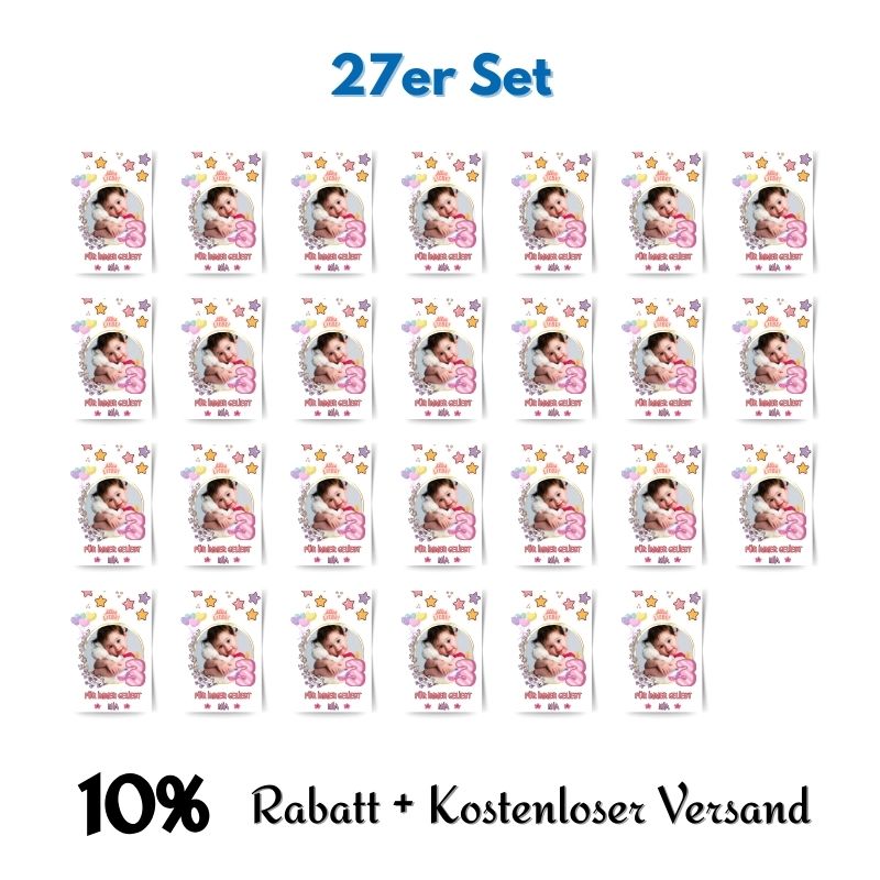 Kindergeburtstag Magnet - Für immer geliebt (6x9cm)