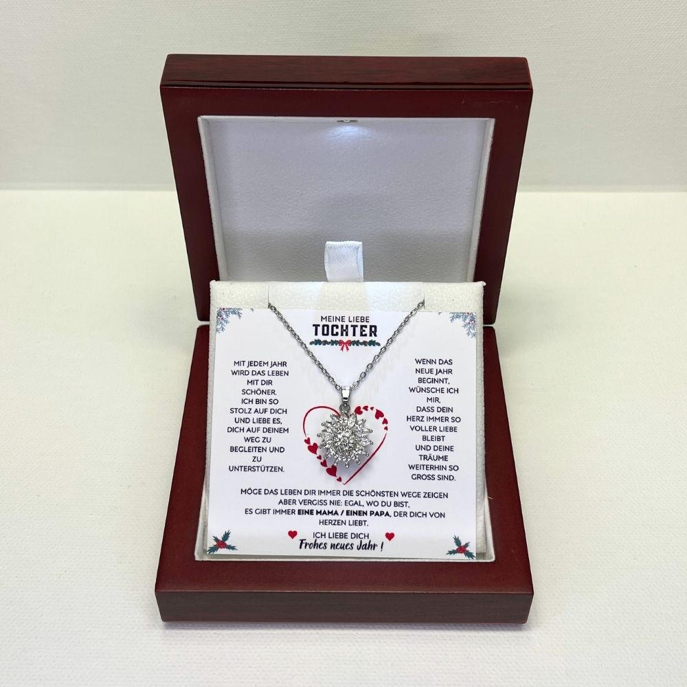 Meine liebe Tochter – Neujahrsgeschenk & Sonnen Halskette