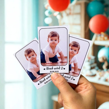 Fotomagnete Junge – Einzigartige Mitgebsel zum Geburtstag (6x9cm)