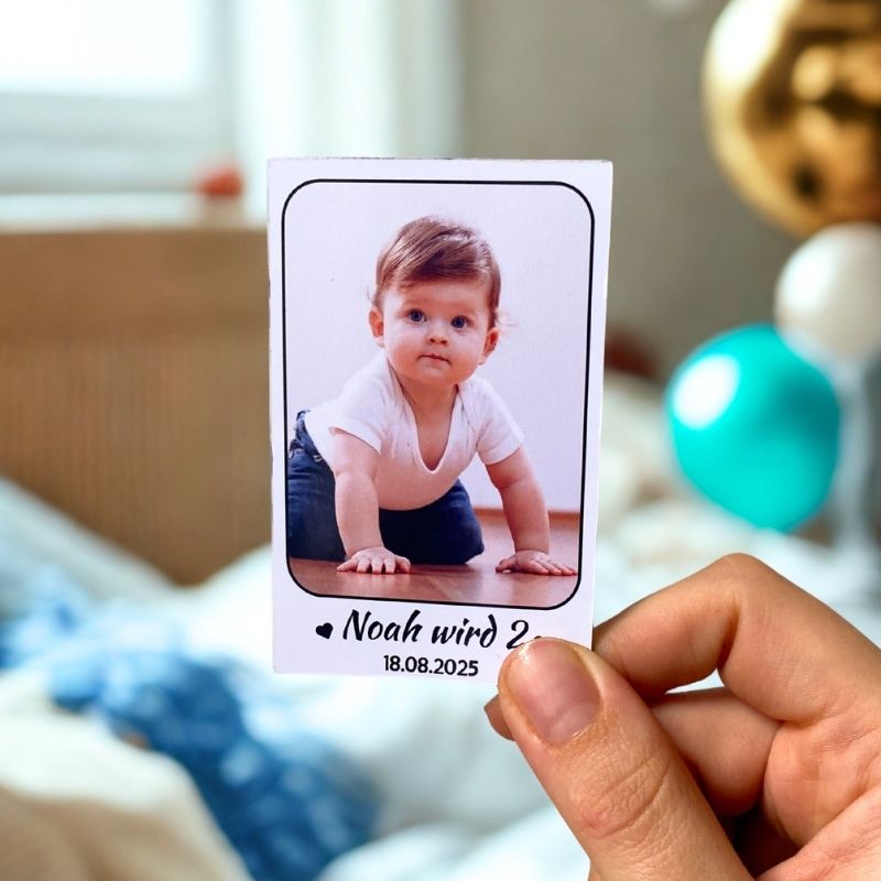 Fotomagnete Junge – Einzigartige Mitgebsel zum Geburtstag (6x9cm)