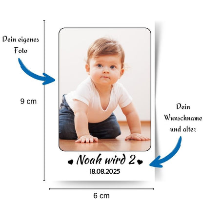 Fotomagnete Junge – Einzigartige Mitgebsel zum Geburtstag (6x9cm)