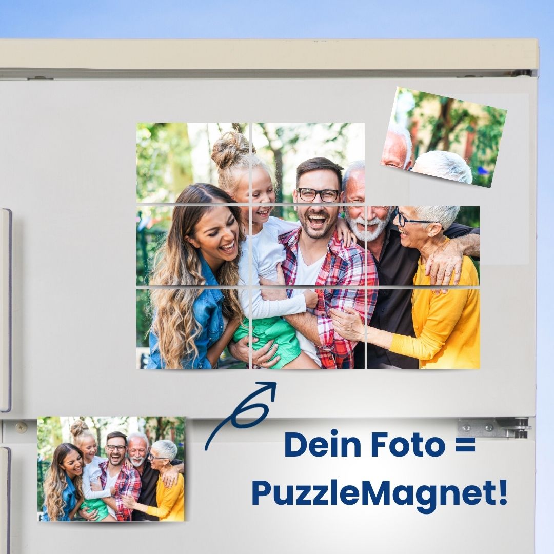 Fotopuzzle Magnet – spielerisch, persönlich, unvergesslich