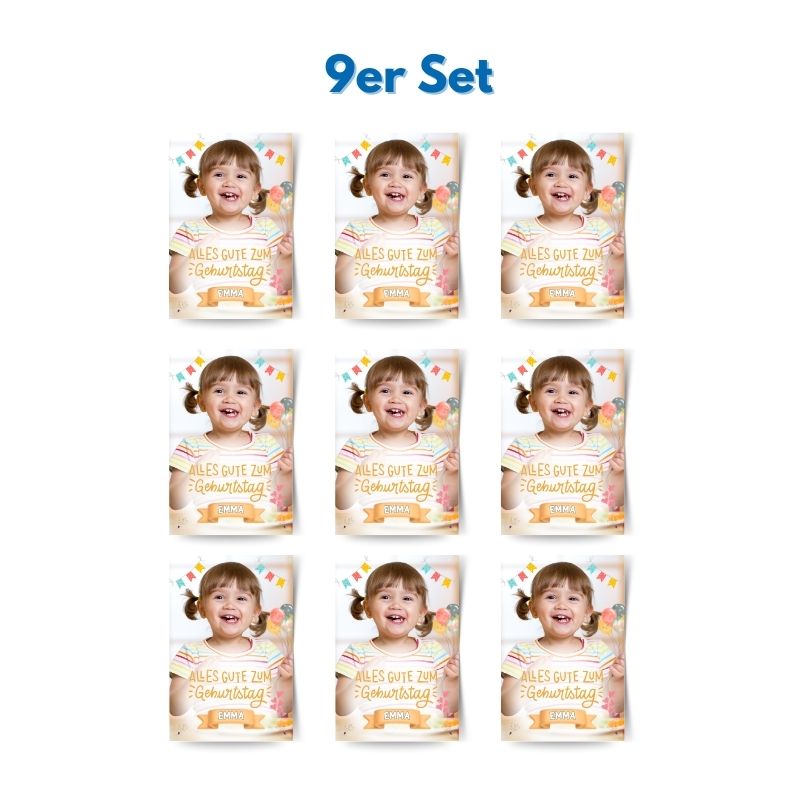 Personalisierte Magnete Kindergeburtstag 6x9cm