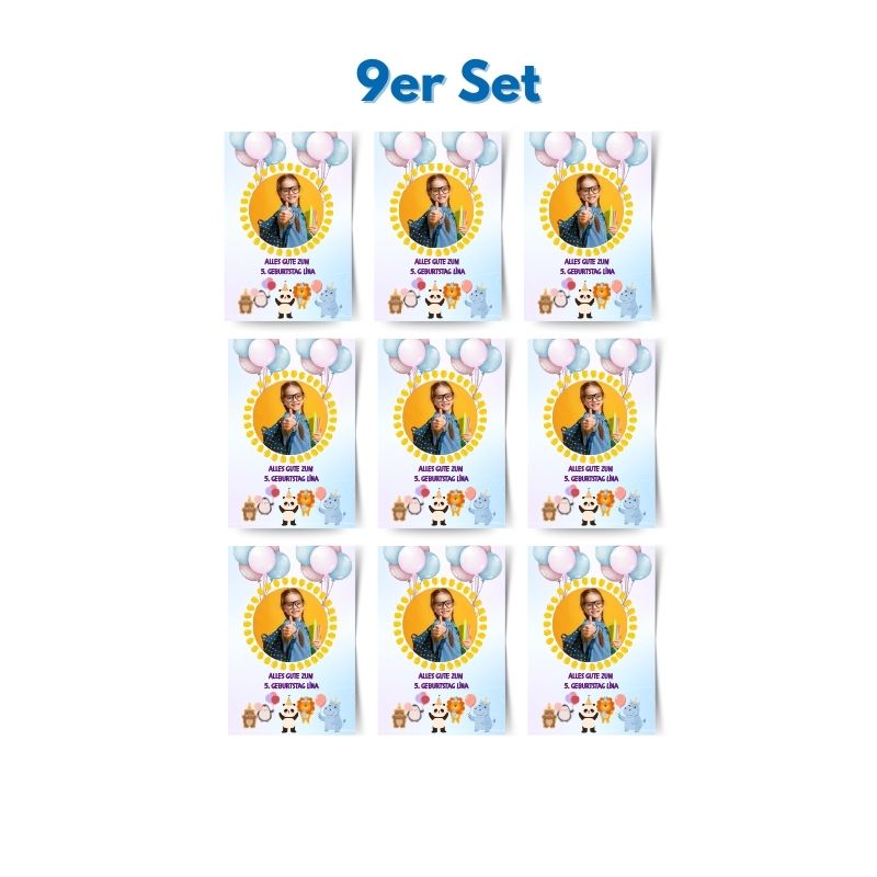 Fotomagnete Kindergeburtstag – Individuell gestaltet (6x9cm)