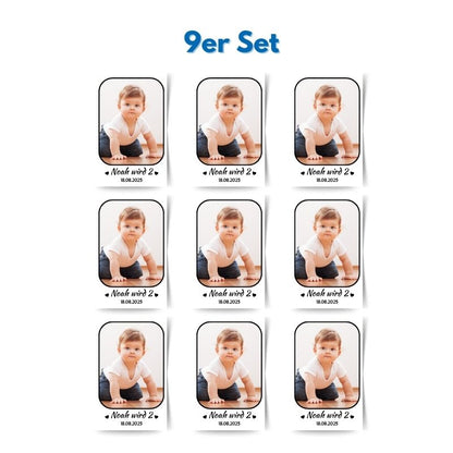 Fotomagnete Junge – Einzigartige Mitgebsel zum Geburtstag (6x9cm)