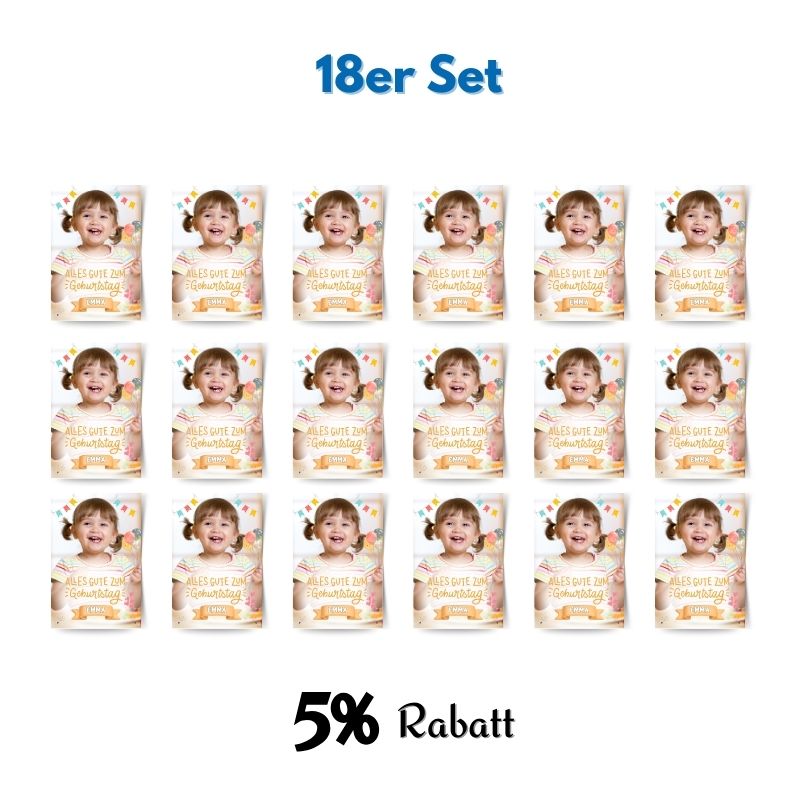 Personalisierte Magnete Kindergeburtstag 6x9cm