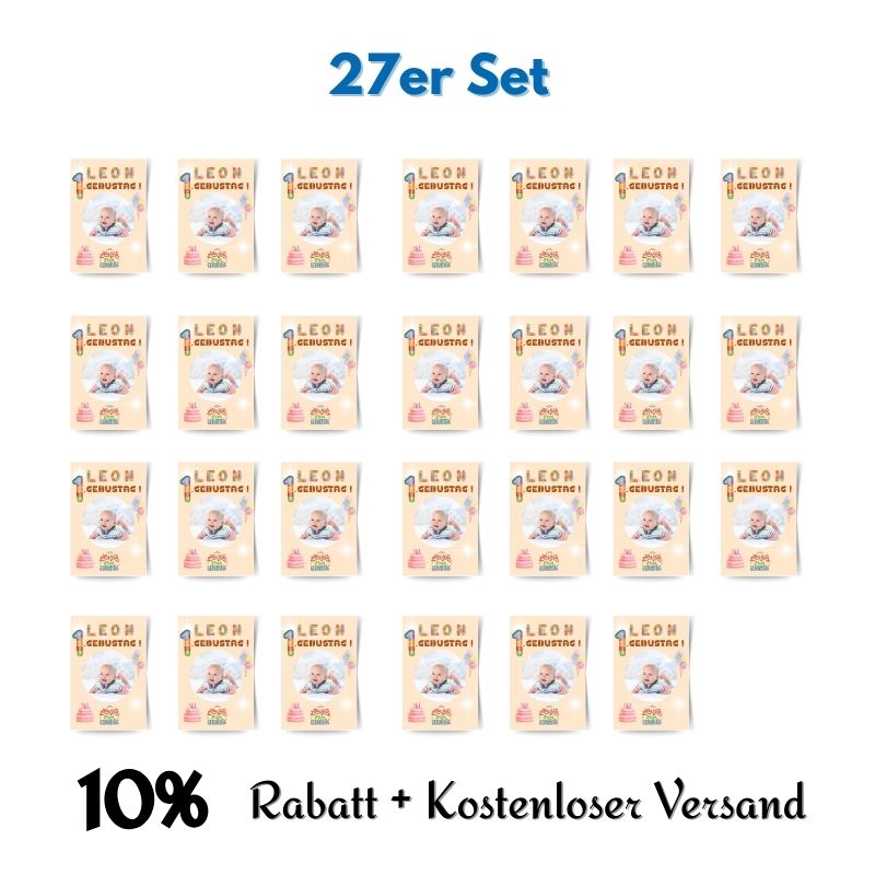 Personalisierte Babymagnete – Erste Erinnerungen (6x9cm)