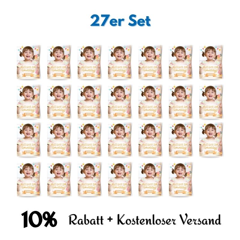 Personalisierte Magnete Kindergeburtstag 6x9cm