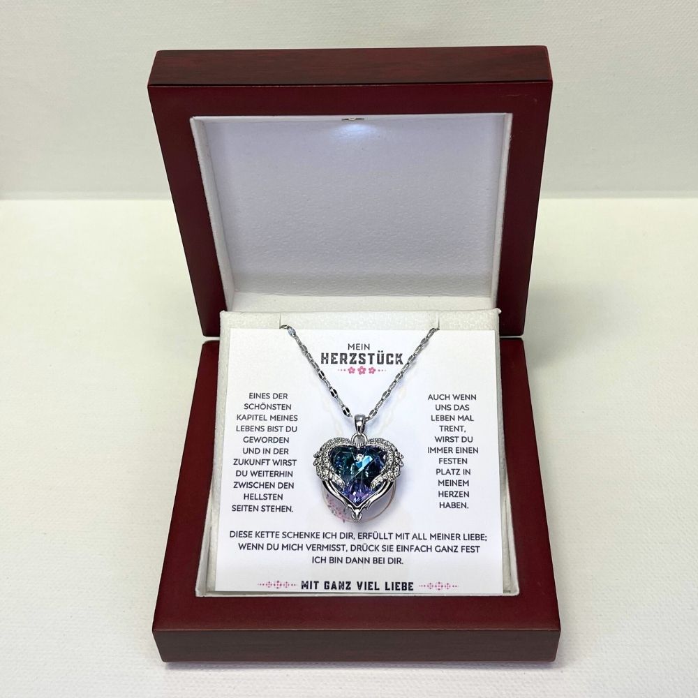 Mein Herzstück – Ozean Herz Halskette