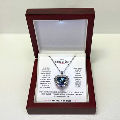 Mein Herzstück – Ozean Herz Halskette
