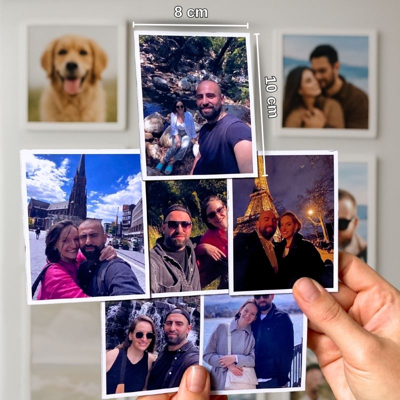 Personalisierte Fotomagnete – Rechteckig