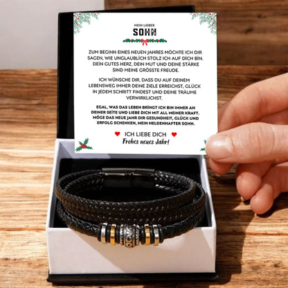 Mein Lieber Sohn – Persönliches Armband zu Weihnachten