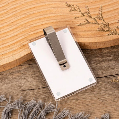 Sonnenblendenclip mit Foto - personalisierbar