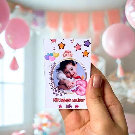 Kindergeburtstag Magnet - Für immer geliebt (6x9cm)