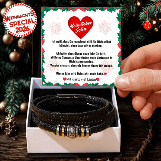 Mein lieber Sohn – Frohes neues Jahr Armband