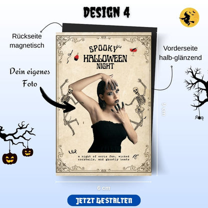 Personalisierte Halloween Magnete – 9er Set mit Foto
