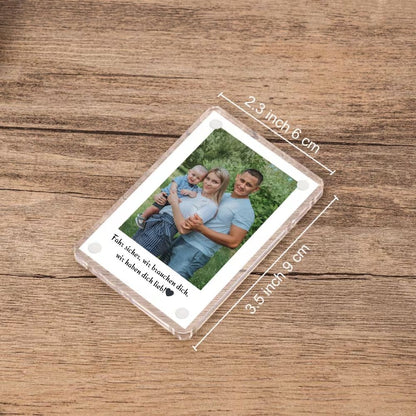 Sonnenblendenclip mit Foto - personalisierbar