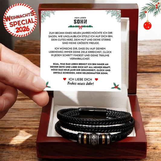 Mein Lieber Sohn – Persönliches Armband zu Weihnachten