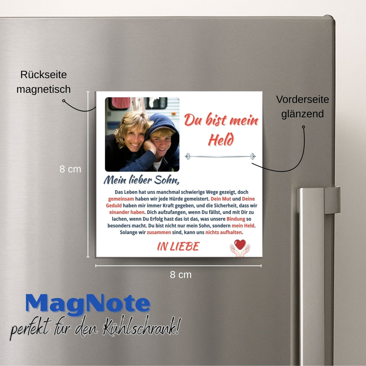 An meinen Sohn – Erinnerung in einem Bild