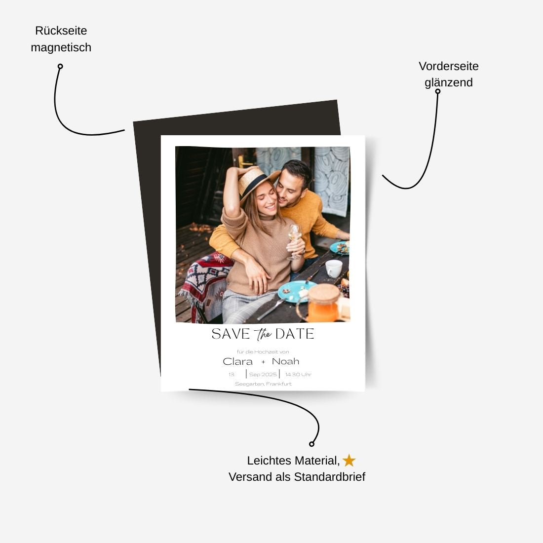 Personalisierte Save the Date Karten