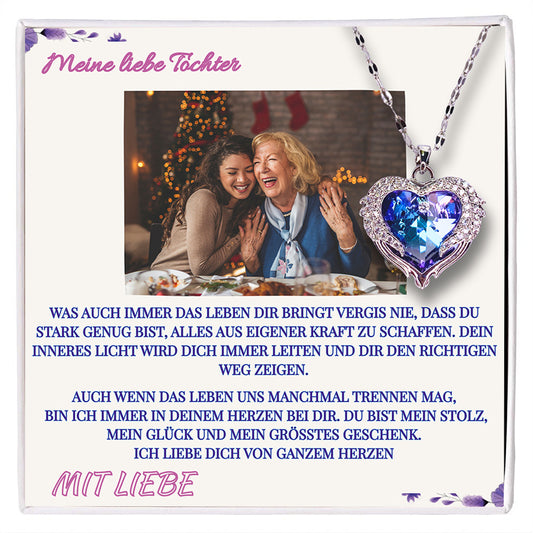 Meine liebe Tochter – Ozean Herz Halskette