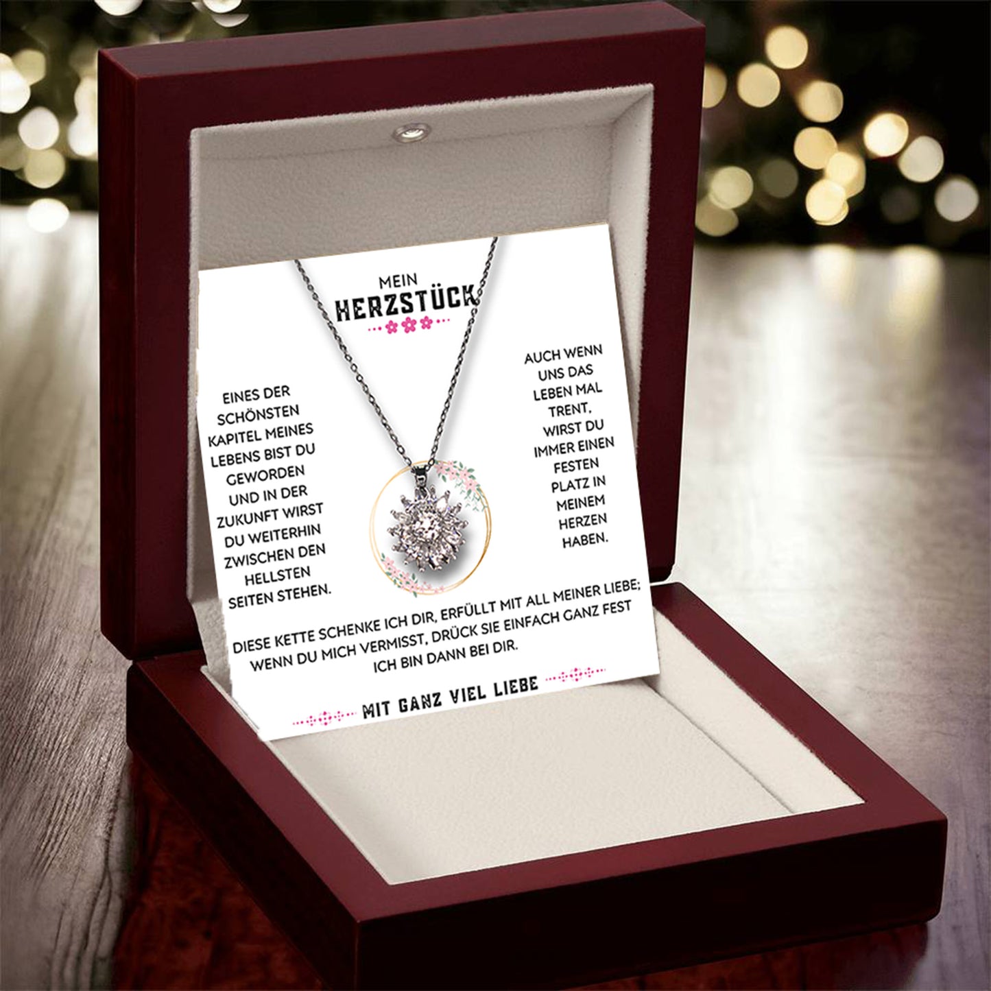 Mein Herzstück – Sonnen Halskette