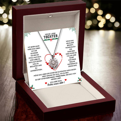 Meine liebe Tochter – Neujahrsgeschenk & Sonnen Halskette