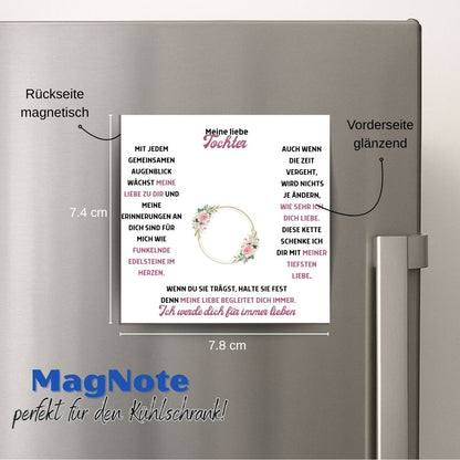 Mein liebe Tochter – Ozean Herz Halskette